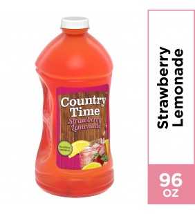 Country Time Strawberry Lemonade Flavored Drink, 96 fl oz Bottle