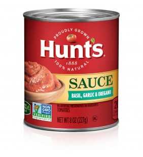 Hunts Tomato Sauce with Basil Garlic and Oregano 8 oz