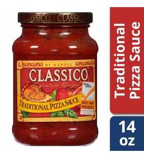 Classico Signature Recipes Traditional Pizza Sauce, 14 oz Jar