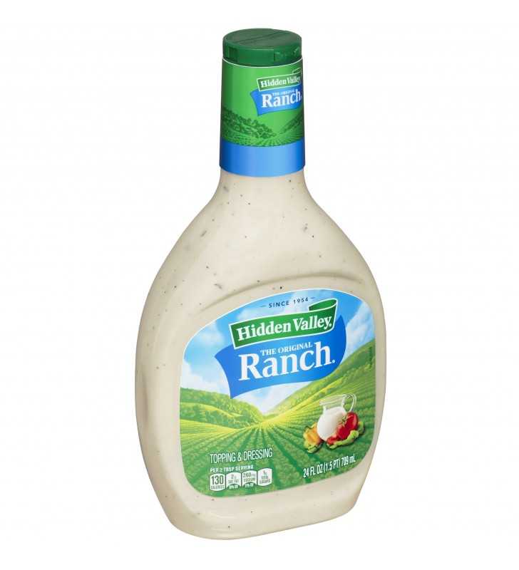 Hidden Valley Original Ranch Salad Dressing & Topping, Gluten Free - 24 Ounce Bottle