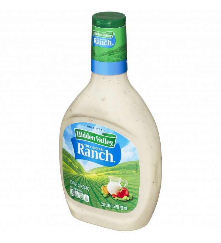 Hidden Valley Original Ranch Salad Dressing & Topping - Gluten Free - 8 fl  oz