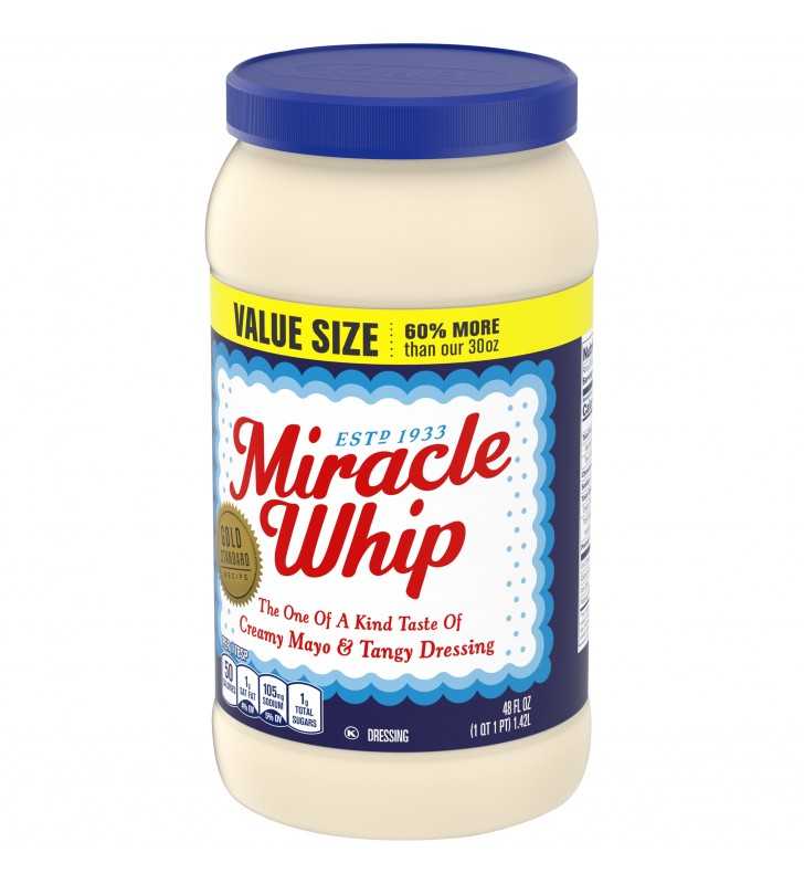 Miracle Whip Original Dressing, 48 fl oz Jar