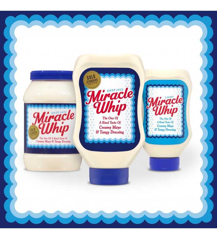 Miracle Whip Original Dressing, 22 fl oz Squeeze Bottle