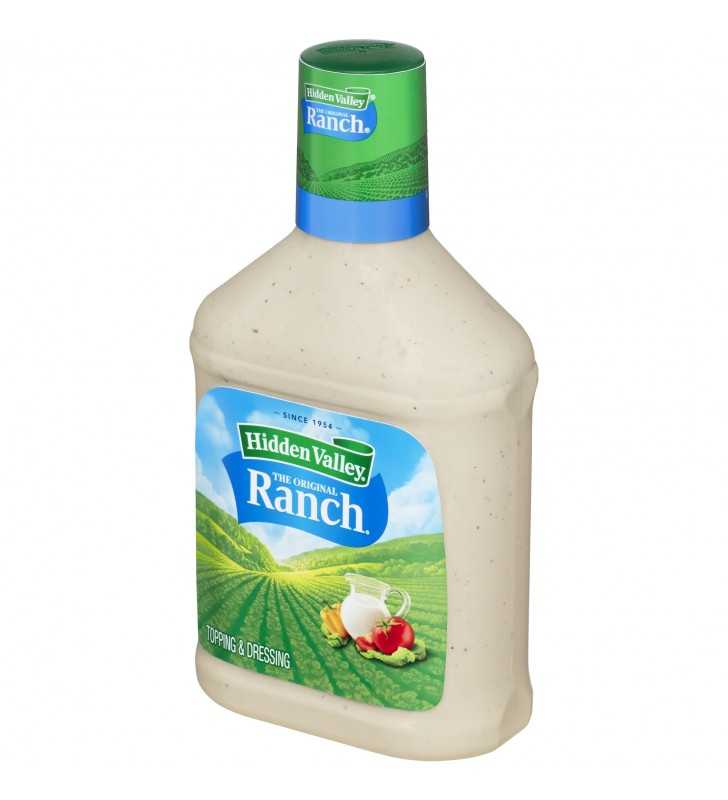 Hidden Valley Original Ranch Salad Dressing & Topping, Gluten Free, Keto-Friendly - 36 Ounce Bottle