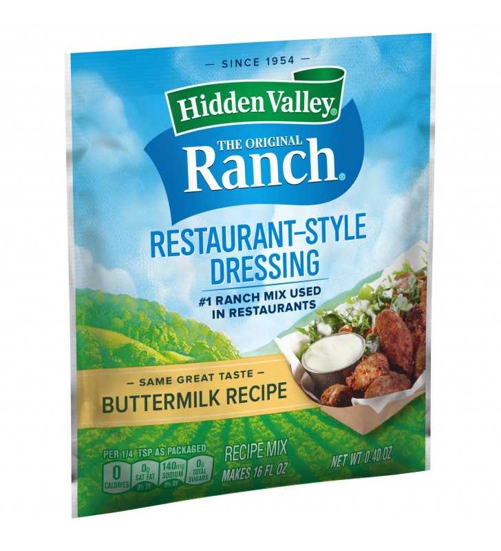 Hidden Valley Buttermilk Ranch Salad Dressing & Seasoning Mix, Gluten