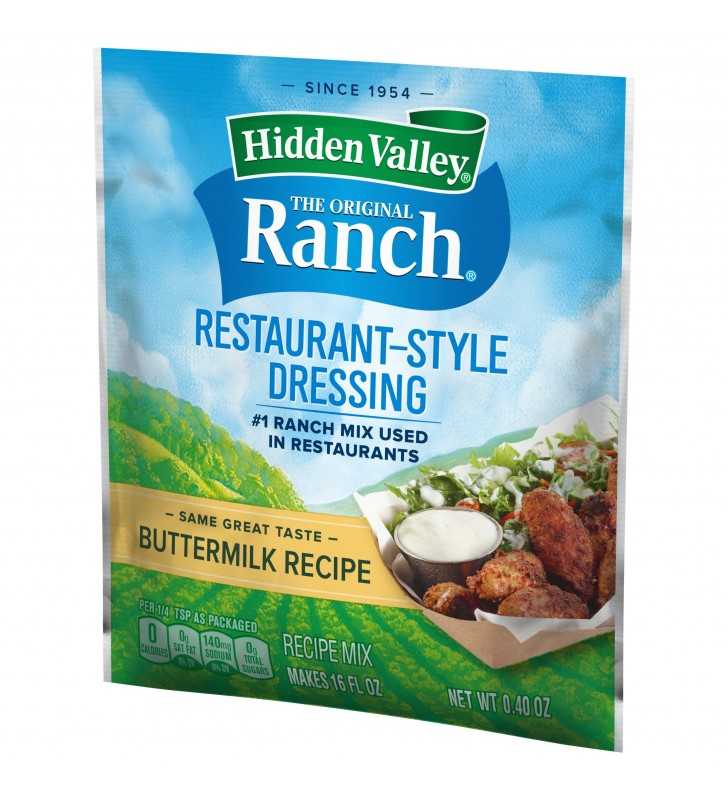 Hidden Valley Buttermilk Ranch Salad Dressing And Seasoning Mix Gluten