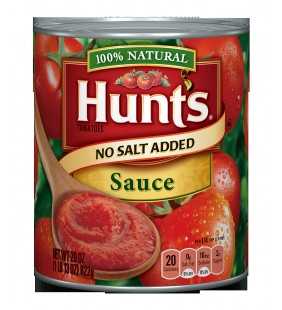 Hunts Tomato Sauce No Salt Added 29 oz