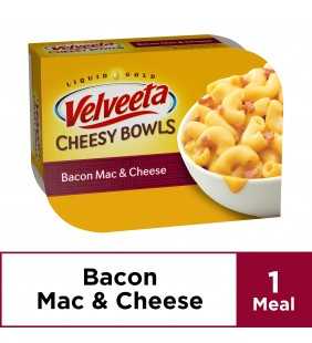 Velveeta Cheesy Bowls Bacon Mac and Cheese, 9 oz Box