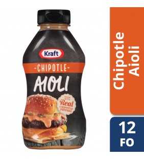 Kraft Chipotle Aioli, 12 fl oz Bottle