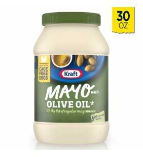 Kraft Mayo Reduced Fat Mayonnaise with Olive Oil, 30 fl. oz. Jar