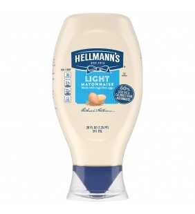 Hellmann's Light Mayonnaise Light Mayo Squeeze Bottle 20 oz