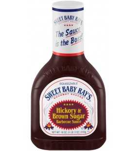 Sweet Baby Ray's Hickory & Brown Sugar Barbecue Sauce, 18.0 OZ