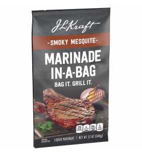 J.L. Kraft Marinades Smoky Mesquite Marinade-in-a-Bag Liquid Marinade, 12 oz Bag