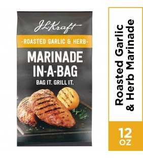 J.L. Kraft Marinades Garlic Parmesan Marinade-in-a-Bag Liquid Marinade, 12 oz Bag