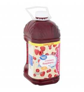 Great Value Cranberry Raspberry Juice Cocktail Family Size, 128 fl oz