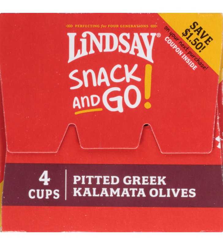 Lindsay Snack and Go! Pitted Greek Kalamata Olives