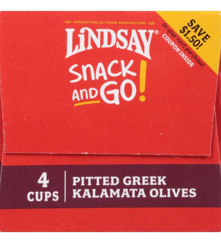 Lindsay Snack and Go! Pitted Greek Kalamata Olives