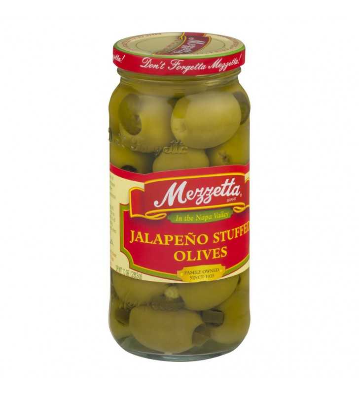Mezzetta Jalapeno Stuffed Olives, 10.0 OZ