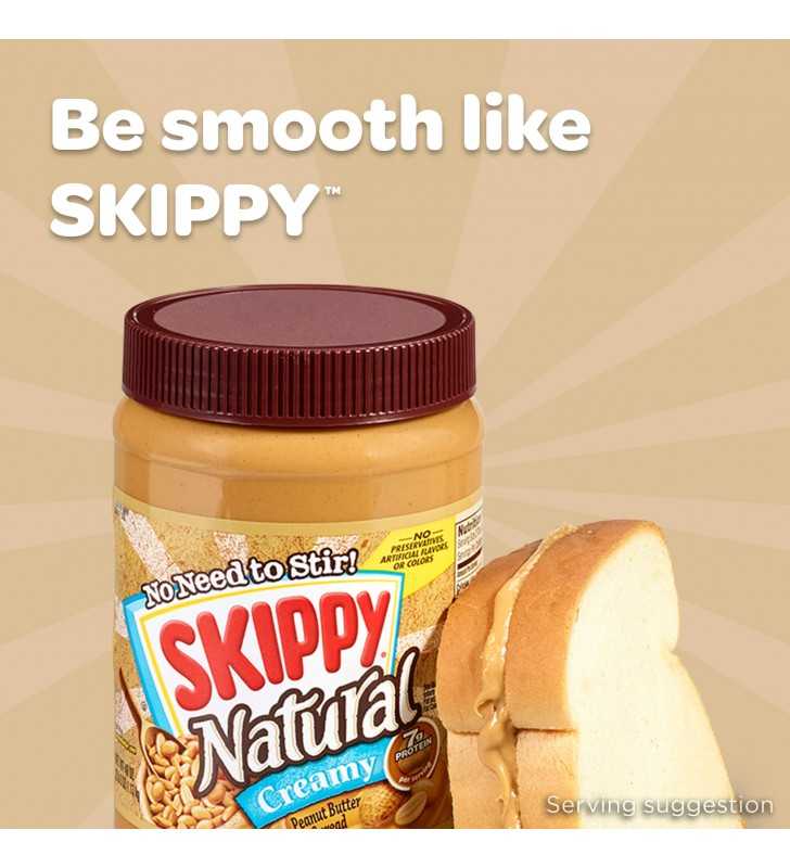 SKIPPY Natural Creamy Peanut Butter, 40 oz