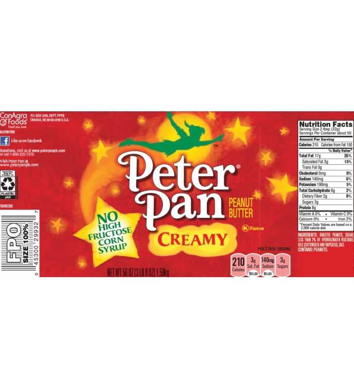 Peter Pan Peanut Butter and Spread Varieties for the Family