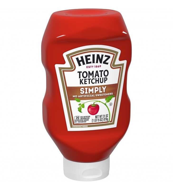 Heinz Simply Heinz Tomato Ketchup, 31 oz Bottle