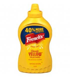 French's Classic Yellow Mustard, No Artificial Colors, 20 oz