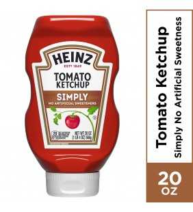 Simply Heinz Tomato Ketchup, 20 oz Bottle