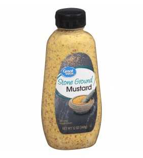 Great Value Stone Ground Mustard, 12 oz