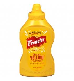French's Classic Yellow Mustard, No Artificial Colors, 14 oz