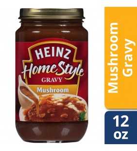 Heinz HomeStyle Mushroom Gravy, 12 oz Jar