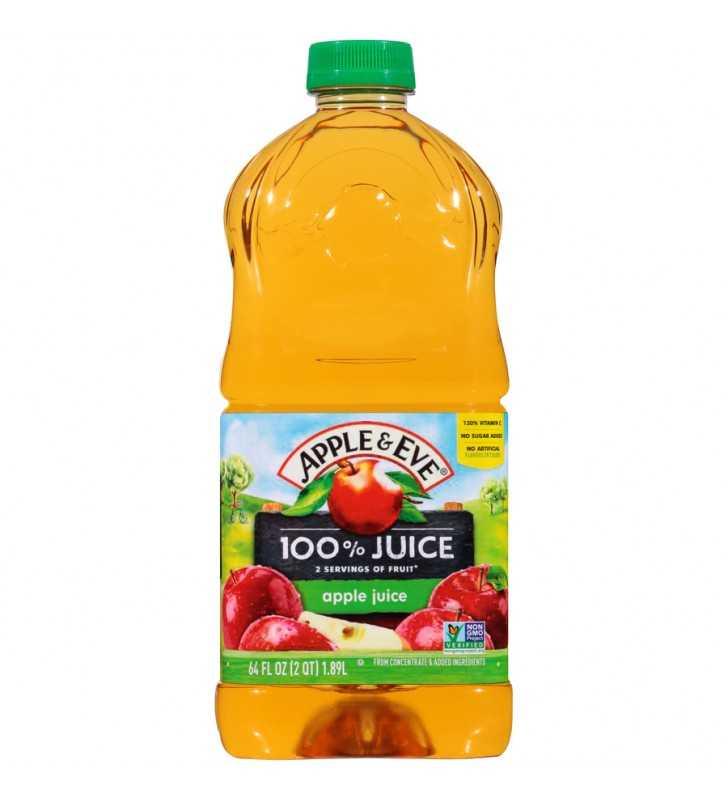 Motts Light Apple Juice, 64 Fluid Ounce Jug -- 8 per Case.