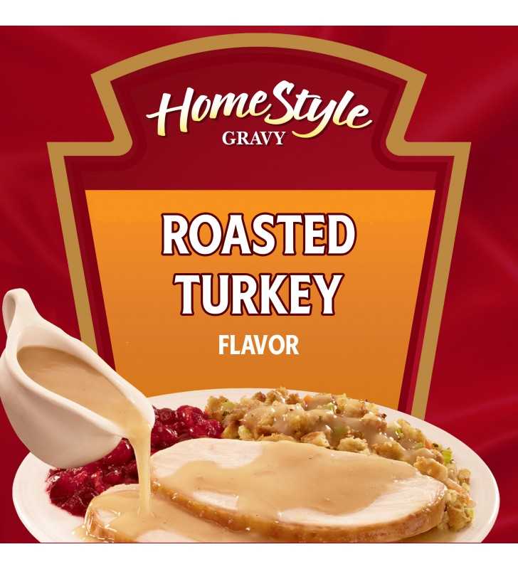 Heinz HomeStyle Roasted Turkey Gravy, 12 oz Jar