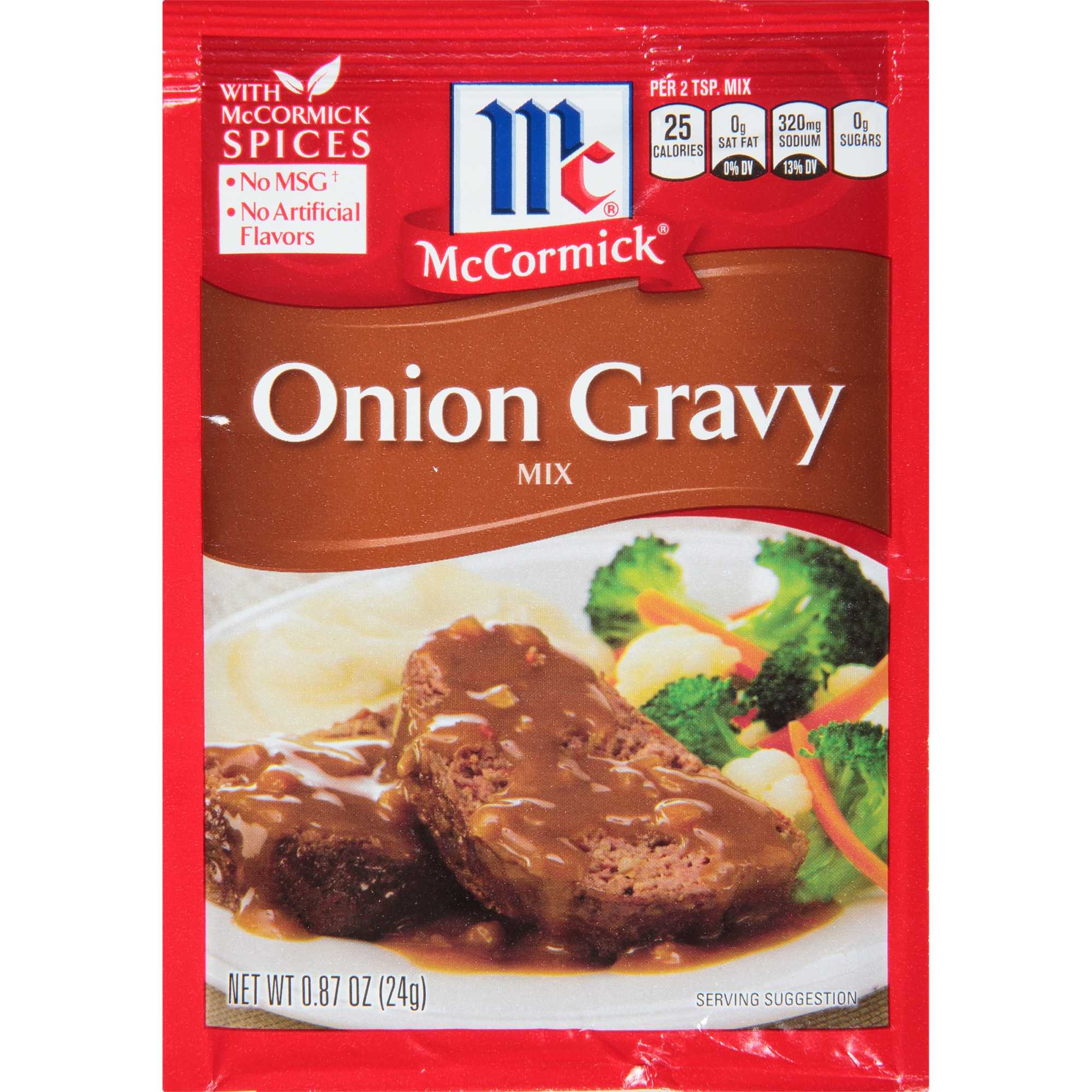 McCormick Onion Gravy Mix, 0.87 oz