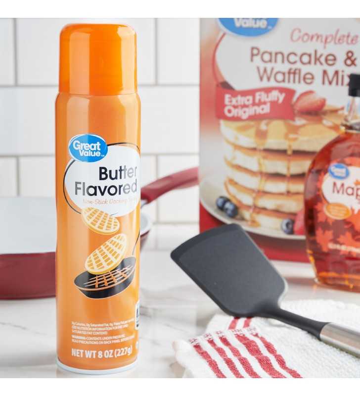 Great Value Butter-Flavored Cooking Spray 8 oz