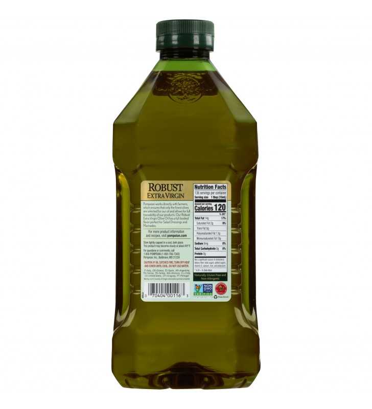 Pompeian Robust Extra Virgin Olive Oil - 68 fl oz