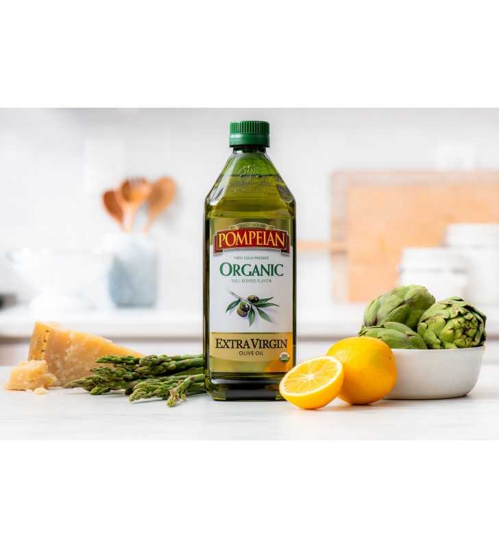 Pompeian Organic Extra Virgin Olive Oil 48 Fl Oz