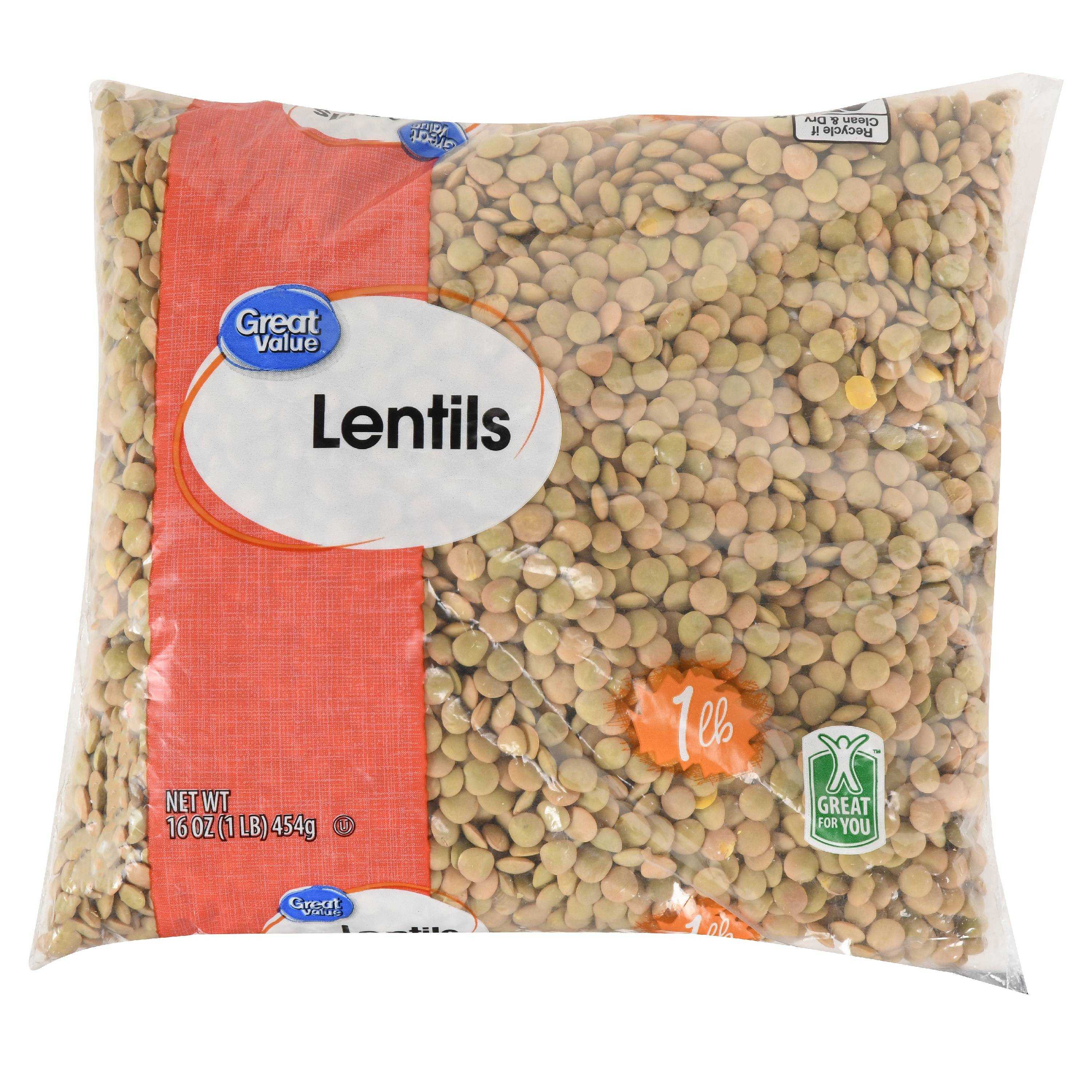 Great Value Lentils, 16 oz