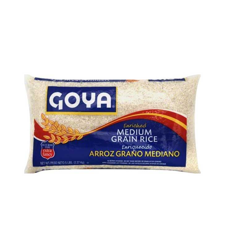 Goya Medium Grain Rice, 5 lbs