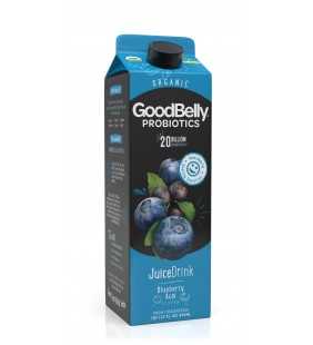 GoodBelly Probiotics Organic Blueberry Acai Juice Drink, 27.05 Fl.Oz.