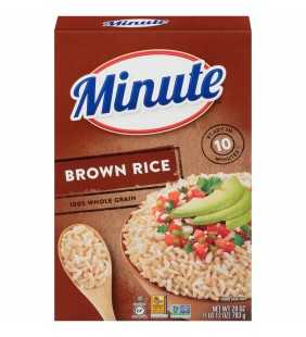 Minute Instant Brown Rice - Whole Grain, Long Grain, 28 ounce box