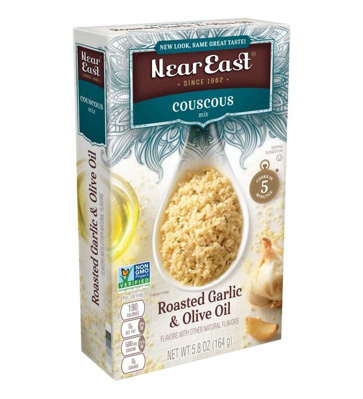 Near East Couscous Mix, Roasted Garlic & Olive Oil, 5.8 oz Box