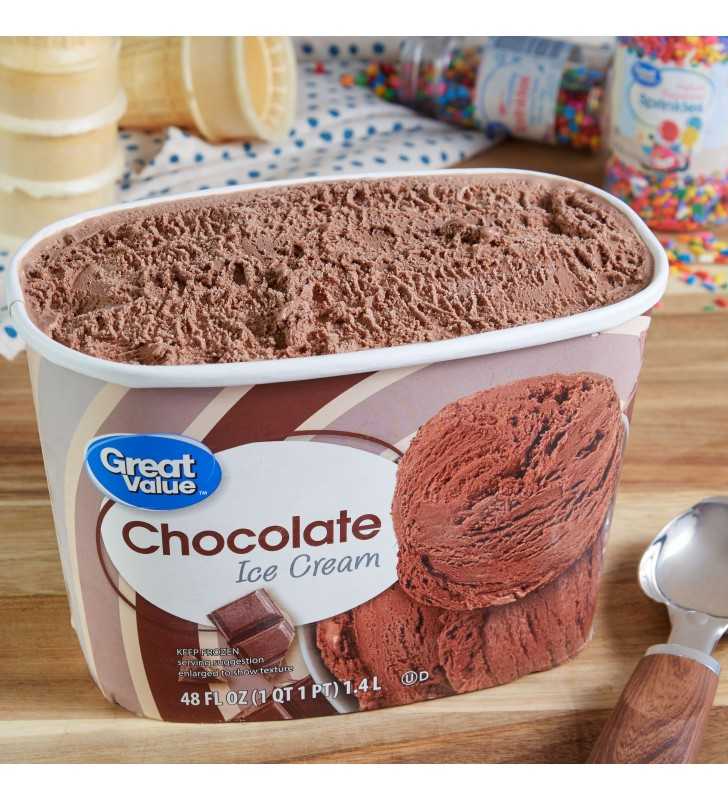 Great Value Ice Cream Chocolate 48 Fl Oz 5879