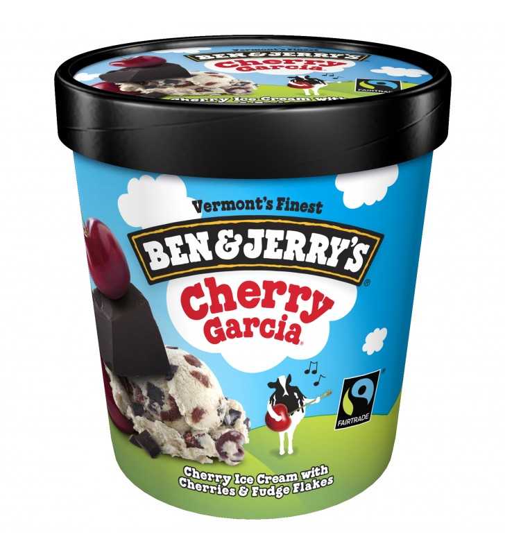 Ben And Jerrys Cherry Garcia Ice Cream 16 Oz 