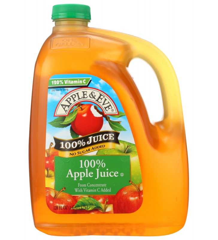 Apple And Eve Clear Apple Juice 128 Fl Oz