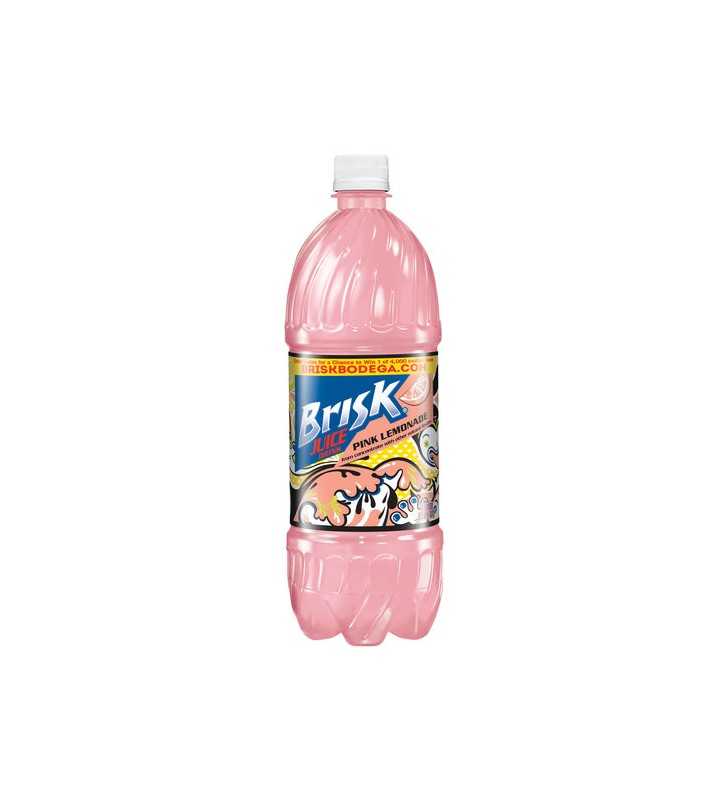 Brisk Pink Lemonade Juice, 33.8 Fl. Oz.