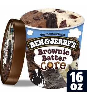 Ben & Jerry's Brownie Batter Core Ice Cream, 16 oz