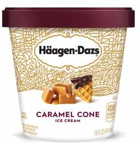 HAAGEN-DAZS Ice Cream, Caramel Cone, 14 Fl. Oz. Cup | No rBST