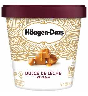 HAAGEN-DAZS Ice Cream Dulce de Leche 14 Fl. Oz. Cup No rBST Gluten Free