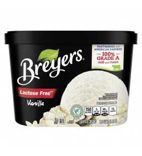 Breyers Lactose Free Light Ice Cream Vanilla 48 oz