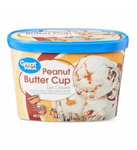 Great Value Peanut Butter Cup Ice Cream, 48 fl oz